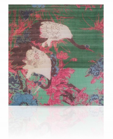 Палантин Женский SN-CRANE/BEIGE.TURQUE